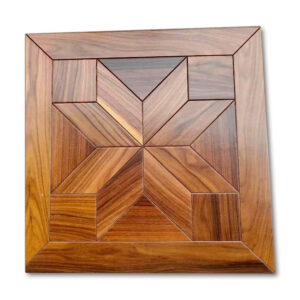 Custom Thickness Rosewood Engineered Parquet Flooring | Outdoor Exterior Use High-End Decorative Wood Tiles for Cultural Venues