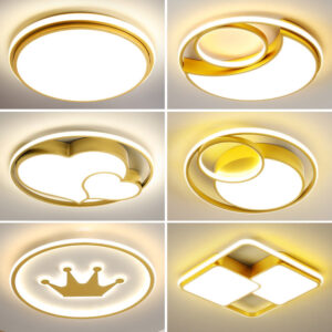 led Ceiling Lamp Master Bedroom Lamp Cozy Modern Minimalist Children's Room Lamp Creative Personality Room Lamp Ceiling Light Fixture