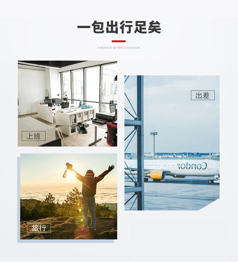 OZUKO Men's Messenger Bag Functional Trendy Brand Large Capacity Sports Waterproof Crossbody Shoulder Commuting Travel Small Backpack - 图片 5