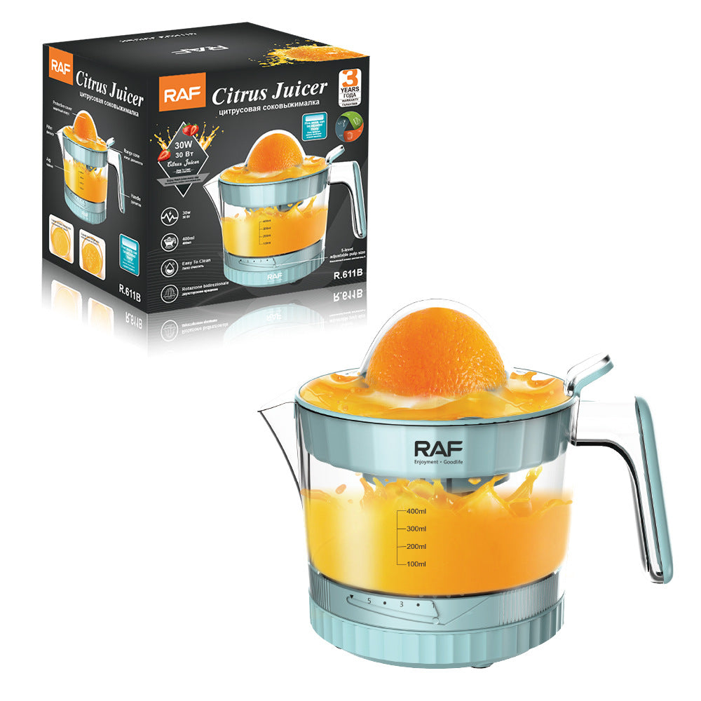 RAF EU Plug Electric Fresh Orange Juicer1L Household automatic juicer lemon orange juicer small portable - 图片 4