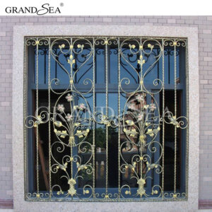 2020 Latest Iron Window Grill Stainless Steel Burglar Proof Design