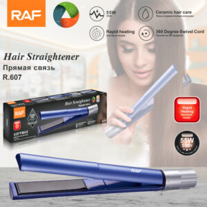 RAF EU Standard Hair Straightener Flat Iron Hair Straightening Curling Iron Negative Ion Hair Straightener for Home Use Volumizing Hair Roots