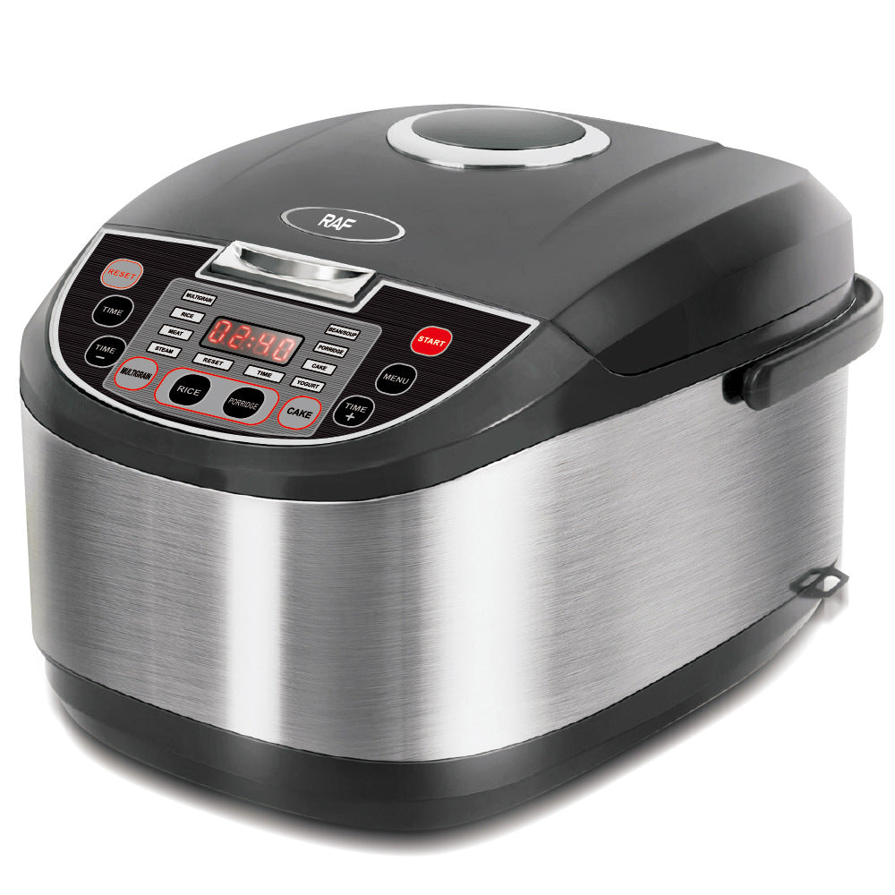 RAF European Standard Rice Cooker Smart6L Fully Automatic Health-Preserving Household Stainless Steel Rice Cooker Multi-Functional900w - 图片 12