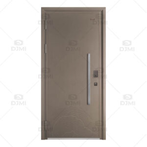 DJMI Europe Steel Armored Doors Outside Modern Exterior Security Door Smart Electronic Front Door
