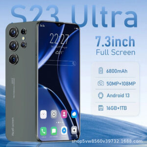 Mobile Phone S23+Ultra7.3Inch16+512G Memory All-in-One Machine Factory Direct Smart Full Screen