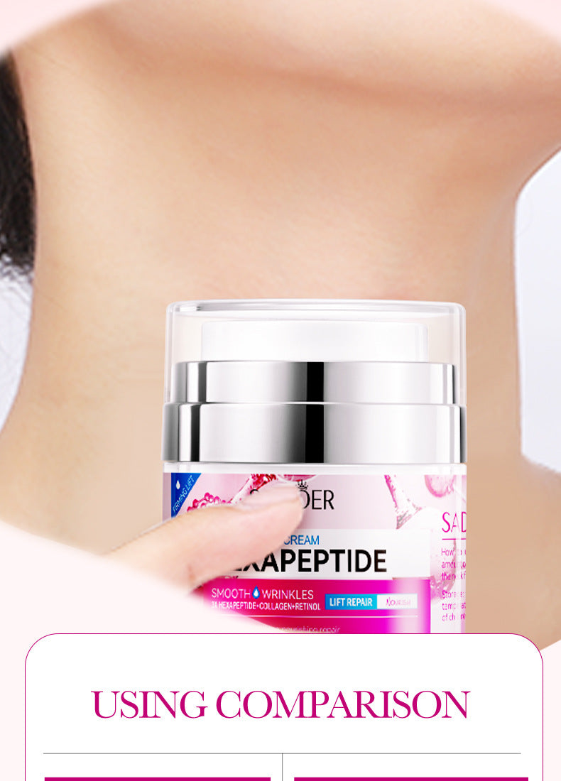 Six Peptide Neck Cream50g SADOER Tightening, Hydrating, Skin Rejuvenation, Fine Line Tightening, Cross-Border Wholesale - 图片 11