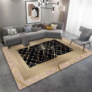 Wholesale Crystal Velvet Light Luxury Carpet Living Room Sofa Coffee Table Mat Modern Bedroom Carpet Home Full Carpet
