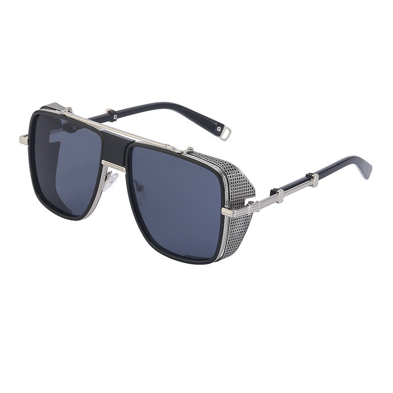 European and American Steampunk Sunglasses for Men, UV Protection, Full Coverage, Sunscreen Sunglasses for Women, Trendy Wholesale Glasses - 图片 9