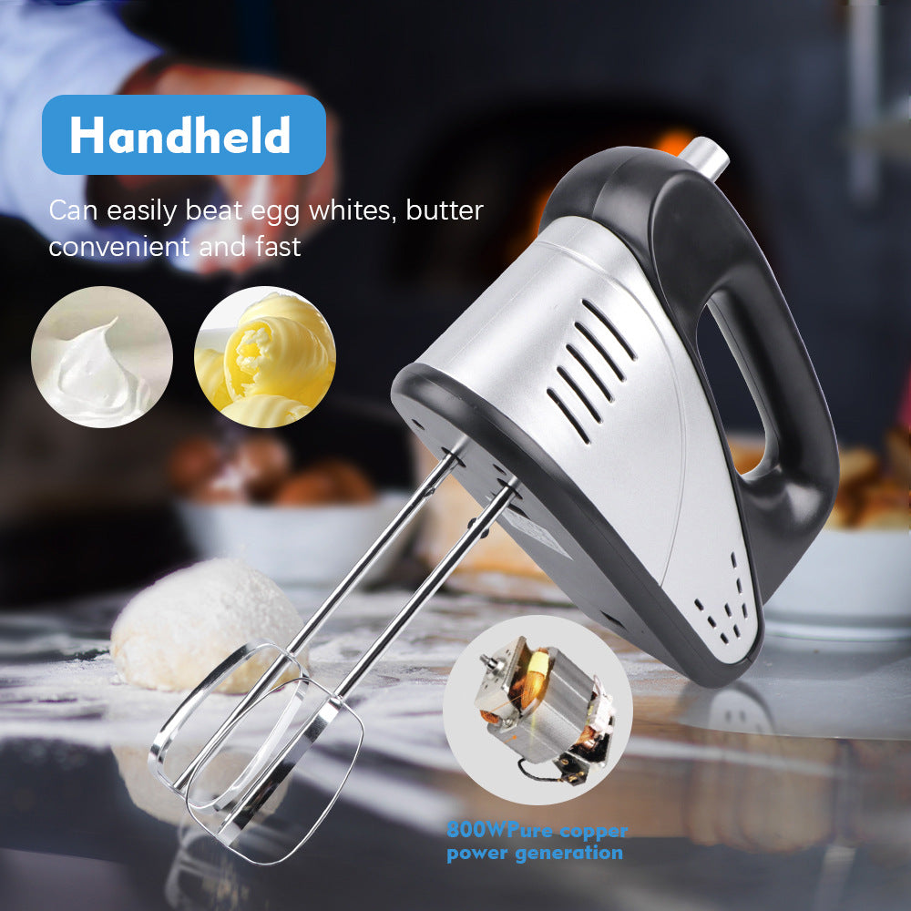 EU Standard High-Power Egg Beater Electric Household Desktop Fully Automatic Egg Mixer Milk Cap Stirrer Cream Whisk - 图片 30