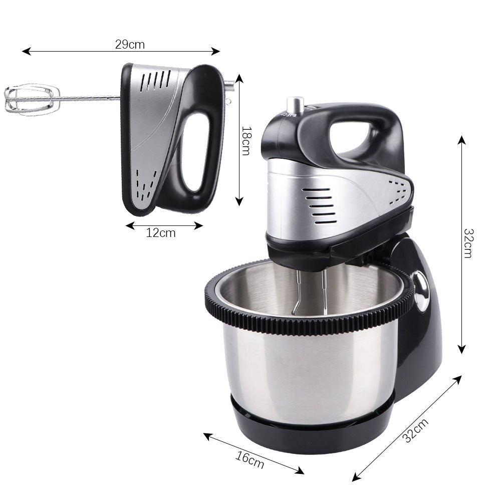 EU Standard High-Power Egg Beater Electric Household Desktop Fully Automatic Egg Mixer Milk Cap Stirrer Cream Whisk - 图片 24