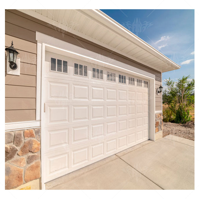 Remote Control Electric Steel Material Insulated Sectional Overhead Automatic Garage Door - 图片 3