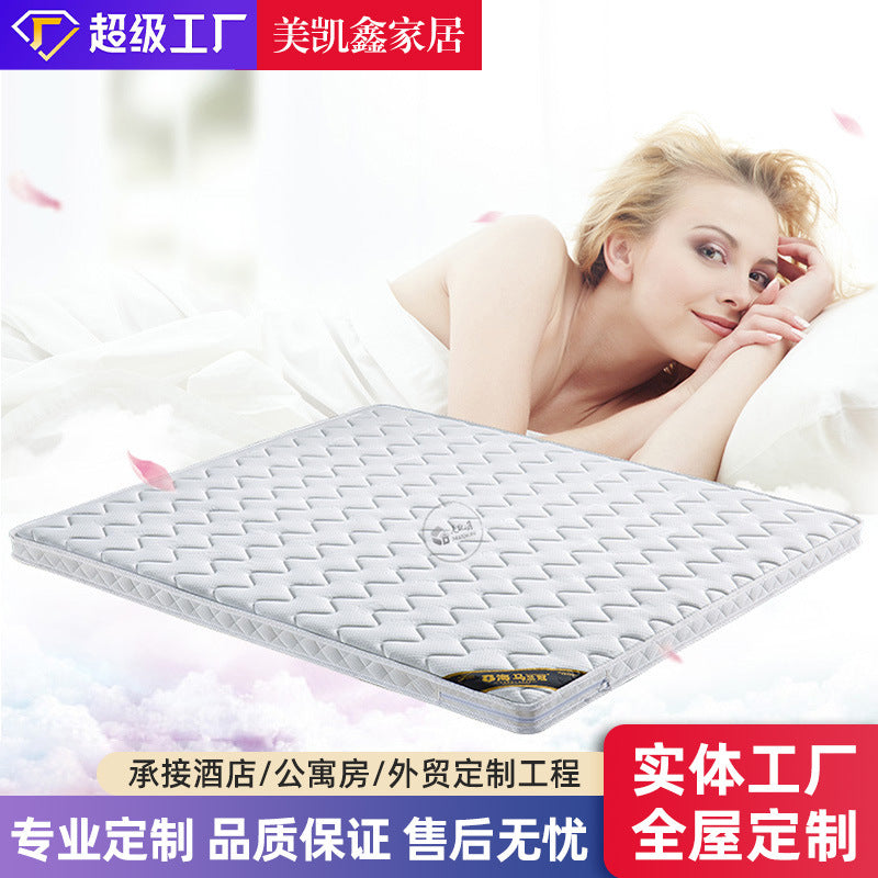 Mattress for Hotels and Rental Rooms, Dual Firmness, Custom Size, Spring, Latex, Sponge, Coconut Palm, Double Mattress, Wholesale Available