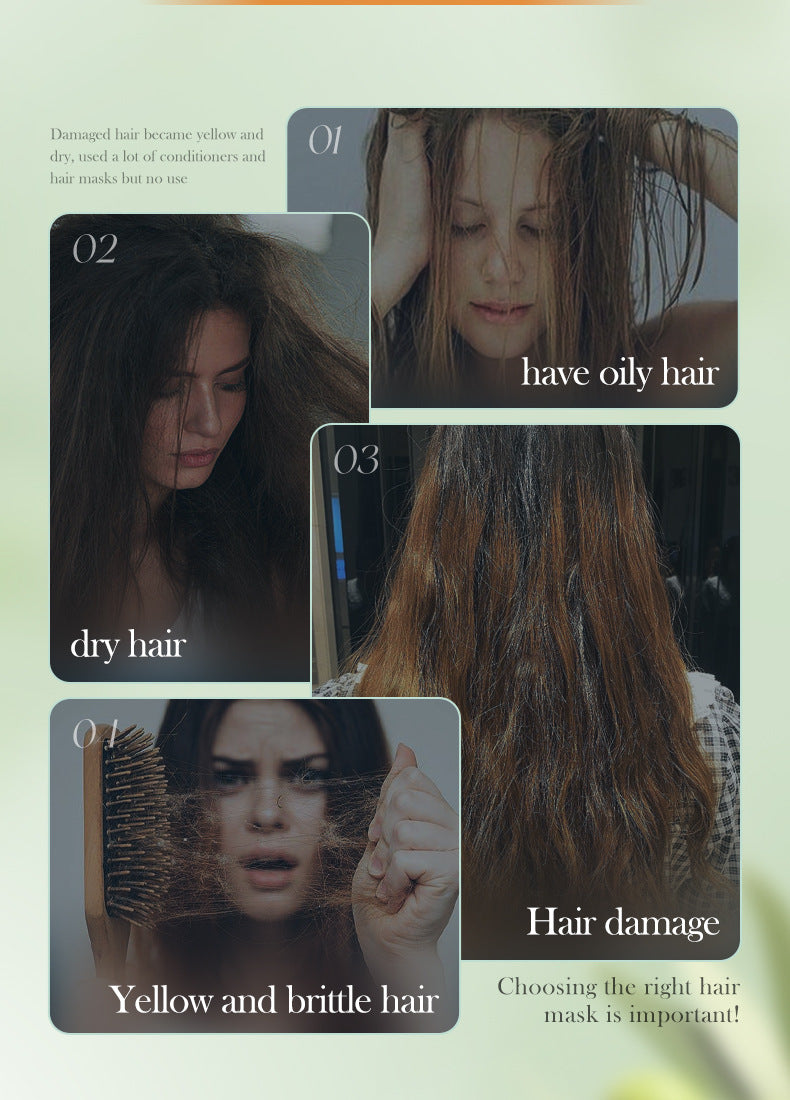 Olive Oil Hair Mask SADOER Repair Smooth Nourishing Hair Conditioner Cross-Border Wholesale - 图片 11