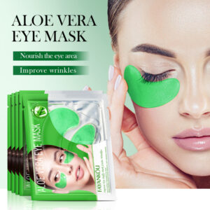 Eye Mask7.9g FAYANKOU24K Golden Aloe Vera Hydrating Nourishing Eye Mask Cross-Border Wholesale