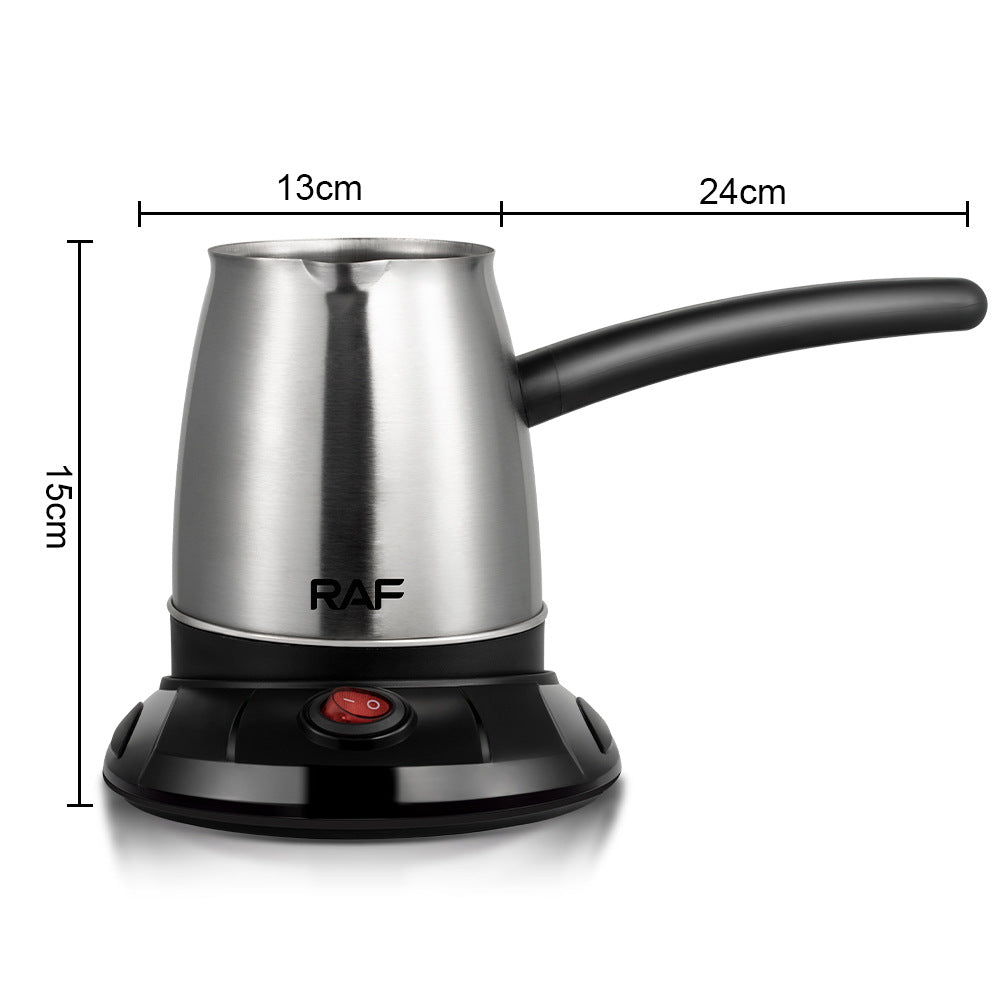 RAF European Standard Turkish Coffee Pot with Handle Stainless Steel Electric Coffee Maker Hot Water Kettle500ml - 图片 9