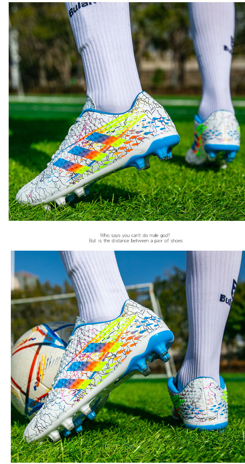 New professional football shoes for men and women AG Spike TF Broken Nail Youth Student Grassland Competition Training Shoes - 图片 39