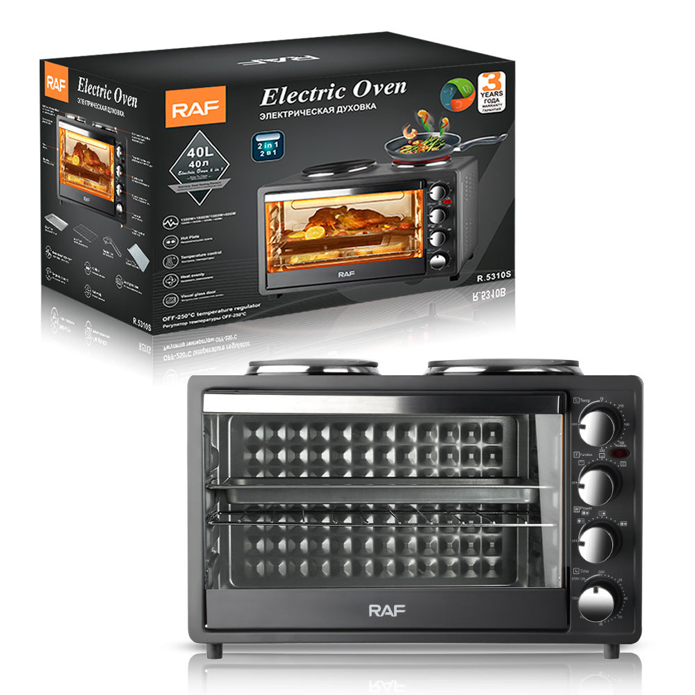 RAF Specially designed for European and American standard electric ovens and electric stoves with dual burners40L Large Capacity Top and Bottom Heating Home Oven - 图片 4