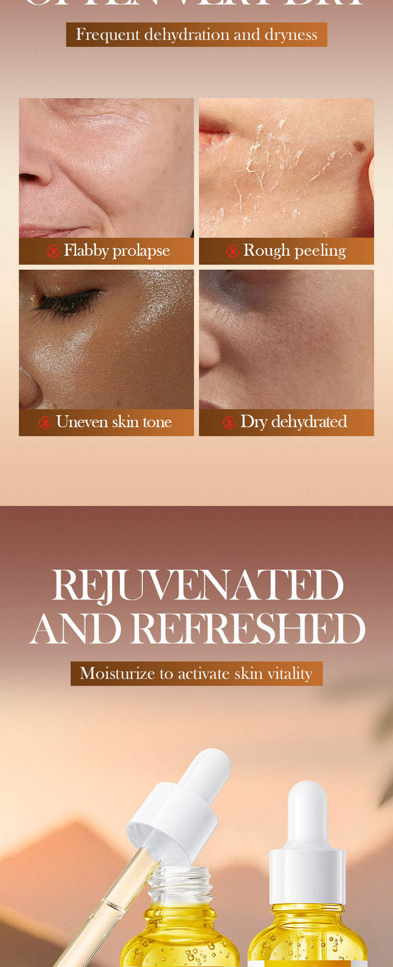 Skin Rejuvenation and Brightening Serum SADOER Moisturizing and Hydrating Essence Gel Cross-Border Wholesale - 图片 12