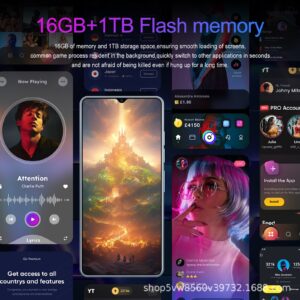 Hot-selling Mobile Phones GT10 Pro Large Screen Android Smart16+1TB Factory Price for Mobile Phones(Popular)
