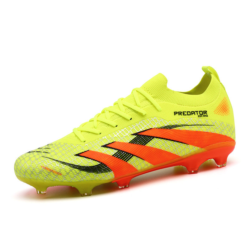 2025New Football Shoes for Men and Women, Youth Students, Fashionable and Comfortable, Long Spikes, Low-top, Factory Direct Sale - 图片 9