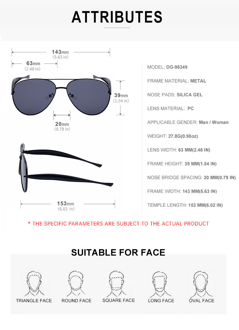 Toad-shaped Metal Sunglasses2025New Retro Plain Sunglasses High-End Feel Women Street Style Trendy Sunglasses - 图片 24