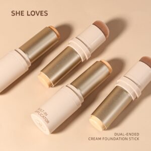 Double-ended Foundation Stick Foundation Concealer Oil Control Long-lasting Commuting Waterproof Sweatproof Non-cakey Foundation