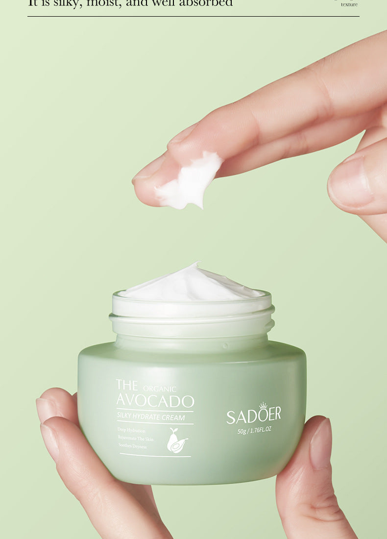 Avocado Face Cream SADOER Silky Hydrating Refreshing Non-Sticky Moisturizing Cream Cross-Border Wholesale - 图片 18