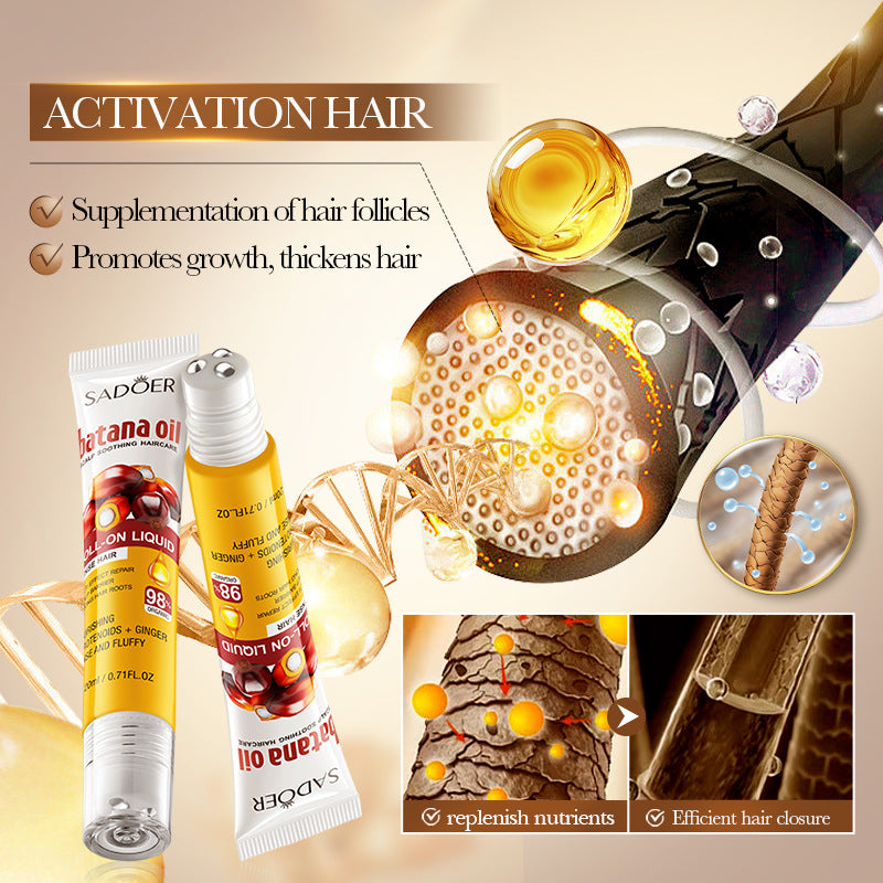 Scalp Conditioner Bataña SADOER Dense Hair Moisturizing Smooth Roll-on Cross-Border Wholesale