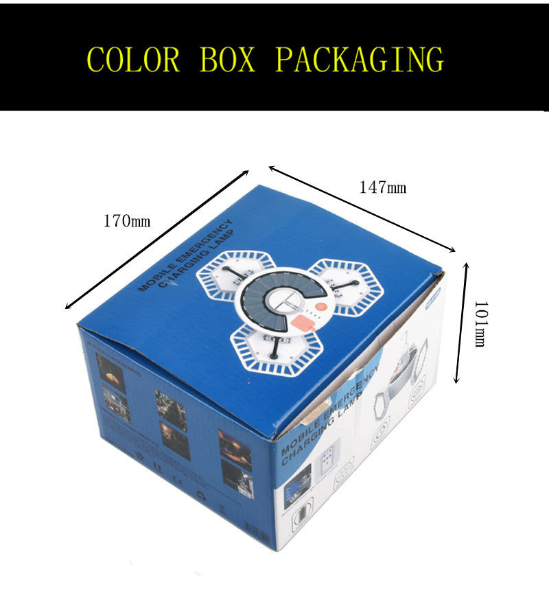 Outdoor LED Tent Light Camping Light with Remote Control Three-Leaf Bulb Emergency Light for Home Power Outage - 图片 17