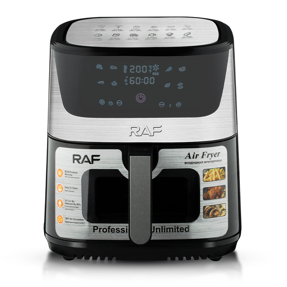 RAF European Standard Large Capacity Air Fryer8L Multifunctional Household Electric Deep Fryer with Visual Intelligent Touchscreen and Oil-Free - 图片 14