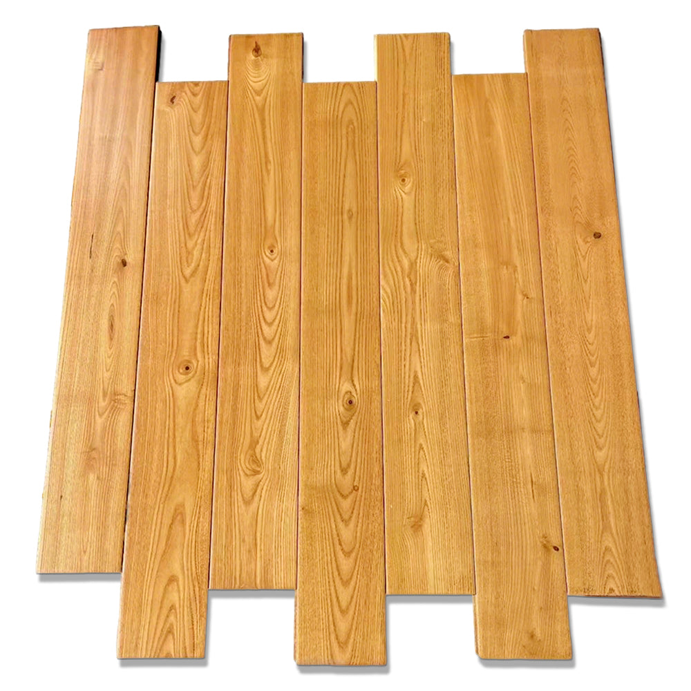 15mm Customizable Three-Layer Solid Ash Wood Flooring | Waterproof Anti-slip Natural Textured Surface for Outdoor Park Use - 图片 5