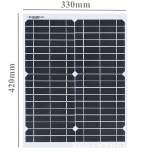30W Flexible Solar Charging Panel Pressure Resistance Solar Charger for Rechargeable Battery