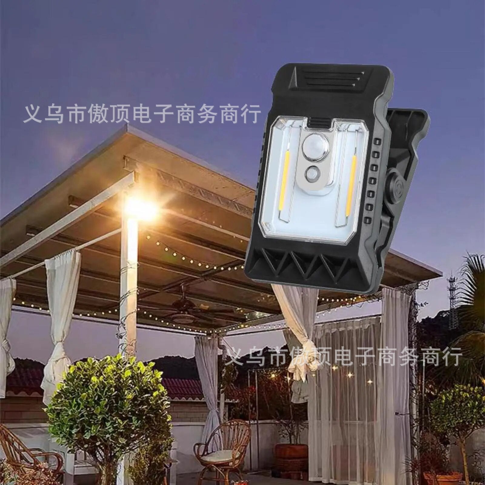 Solar Clip Light Human Body Sensing Outdoor Garden Light Garden Lighting Solar Fence Light Wall Light - 图片 19
