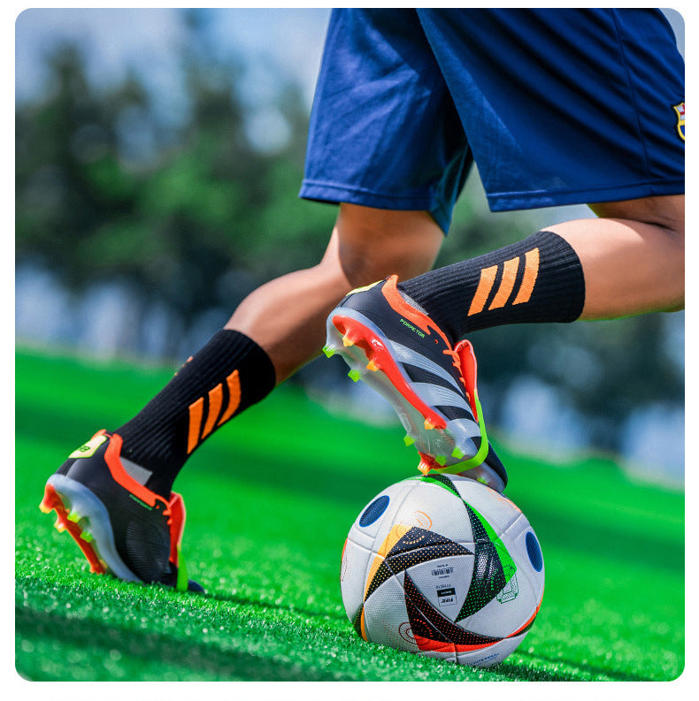 World Cup Football Shoes Men's New Style Grassland Competition AG Spike TF Broken Nails Adult Youth Student Sports Training - 图片 29