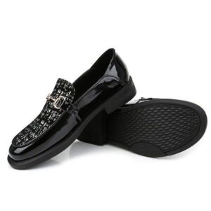 Chanel Style Small Leather Shoes for Women, British Style Spring and Autumn Versatile Flat Loafers, Soft Sole, Large Size Women's Shoes