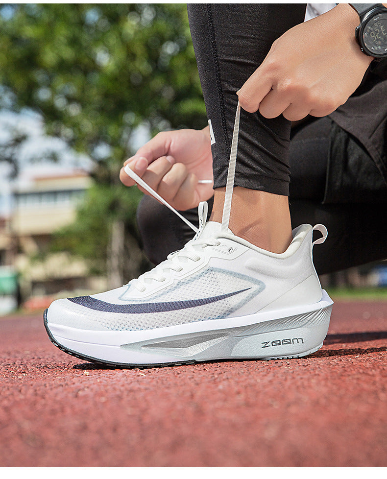 2025Plus Size Sports Shoes Racing Training Carbon Plate Sports Shoes Lightweight Men and Women Autumn Running Shoes - 图片 27