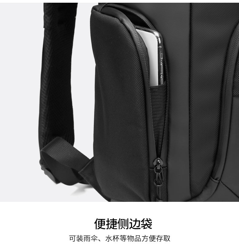 OZUKO Business Backpack Men's Commuting Large Capacity Computer Bag Travel Backpack High-end Waterproof School Bag - 图片 24