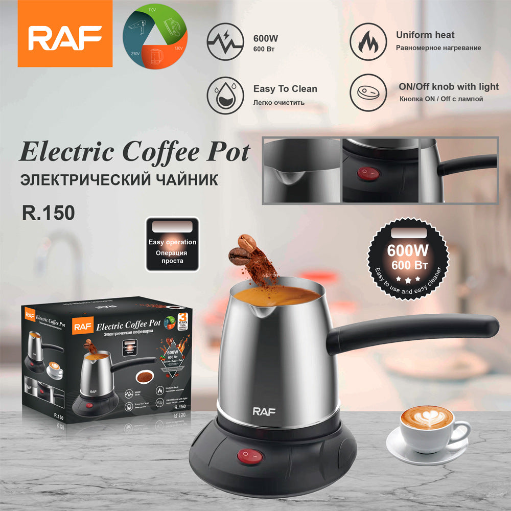 RAF European Standard Turkish Coffee Pot with Handle Stainless Steel Electric Coffee Maker Hot Water Kettle500ml - 图片 20