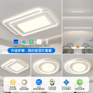 Lamp in the Living Room Modern Minimalist and Magnificent2025New Ceiling Bedroom Main Light Zhongshan Lighting Set Whole House Package HD