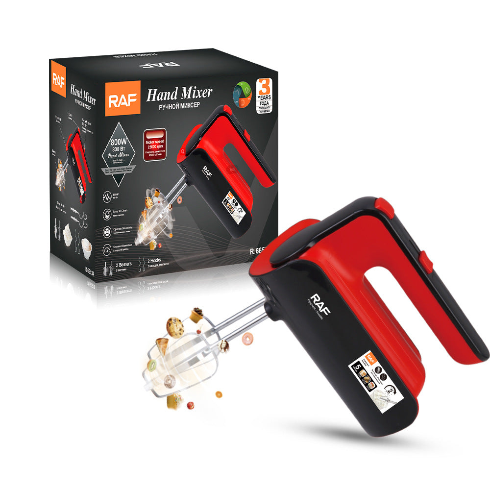 Electric Egg Beater for Home Use, Dough Kneading, Baking, Small Cake Mixer, Automatic Egg Beater, Cream Mixer R.6653 - 图片 13