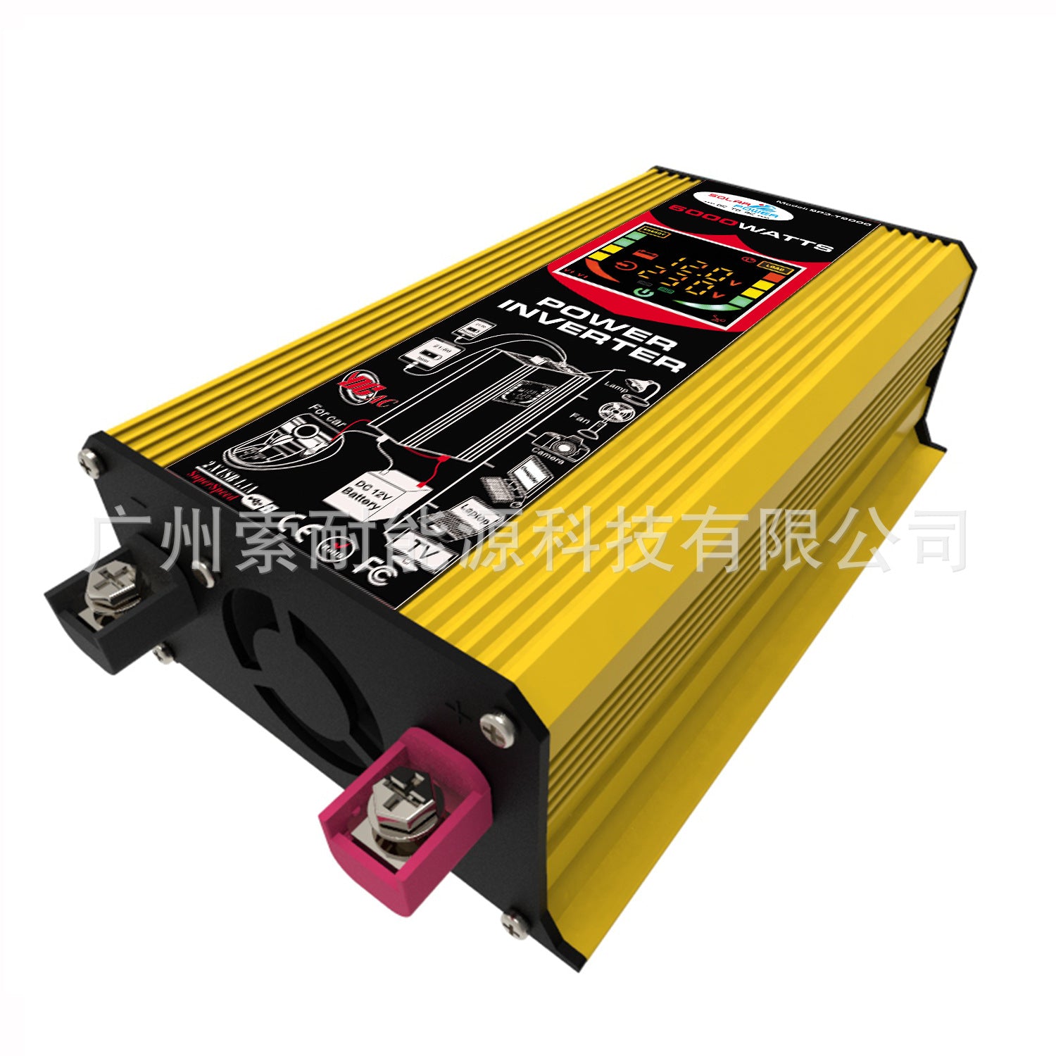 500W Vehicle Inverter12V Turn110V 220V With smart display screen car inverter Export - 图片 14