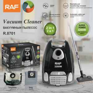 RAF Vacuum Cleaner Household Vacuum Cleaner for Bedroom and Living Room, Powerful Carpet Vacuum Cleaner with High Suction, Handheld Type
