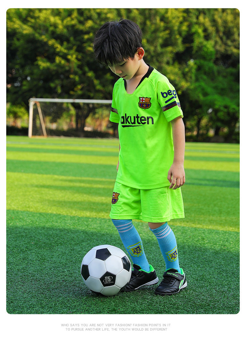 New football shoes for men and women with Velcro for children TF Broken Nail Style Youth Student Grassland Flat Training Shoes - 图片 29