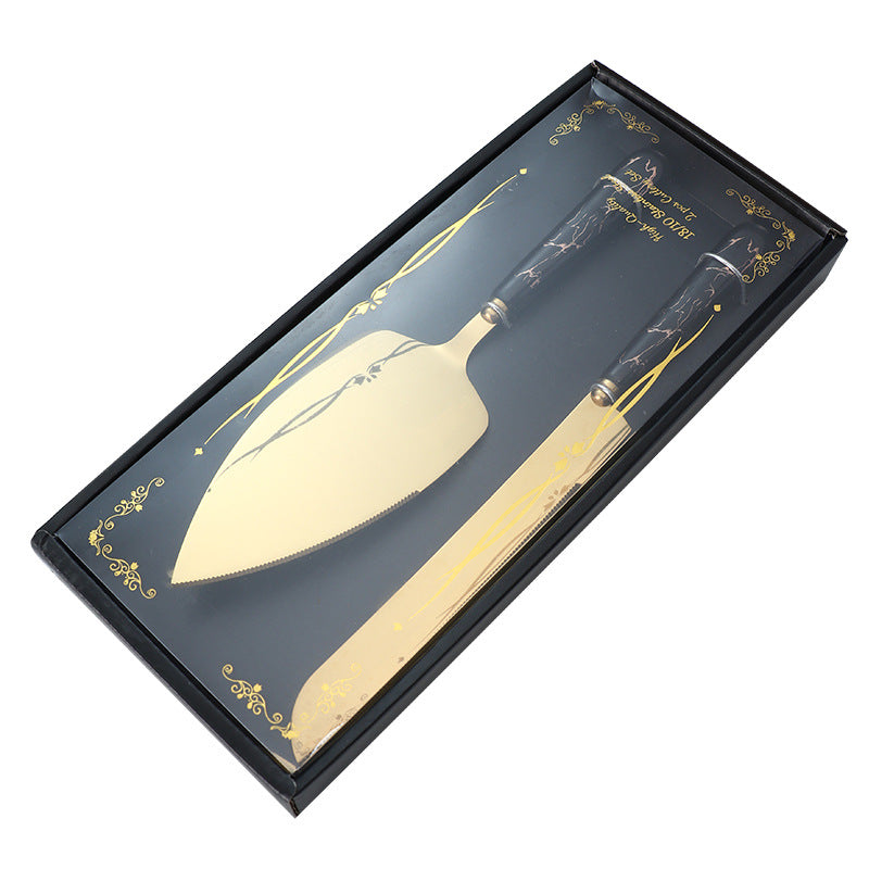 Ceramic Handle Stainless Steel Knife and Spatula Gift Set Creative Baking Tools Cheese Knife Butter Knife Cake Spatula Pizza Spatula - 图片 15