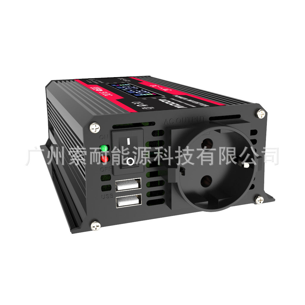 Vehicle Inverter300W 12V Turn110V220V Smart Digital Display Screen car power inverter - 图片 9