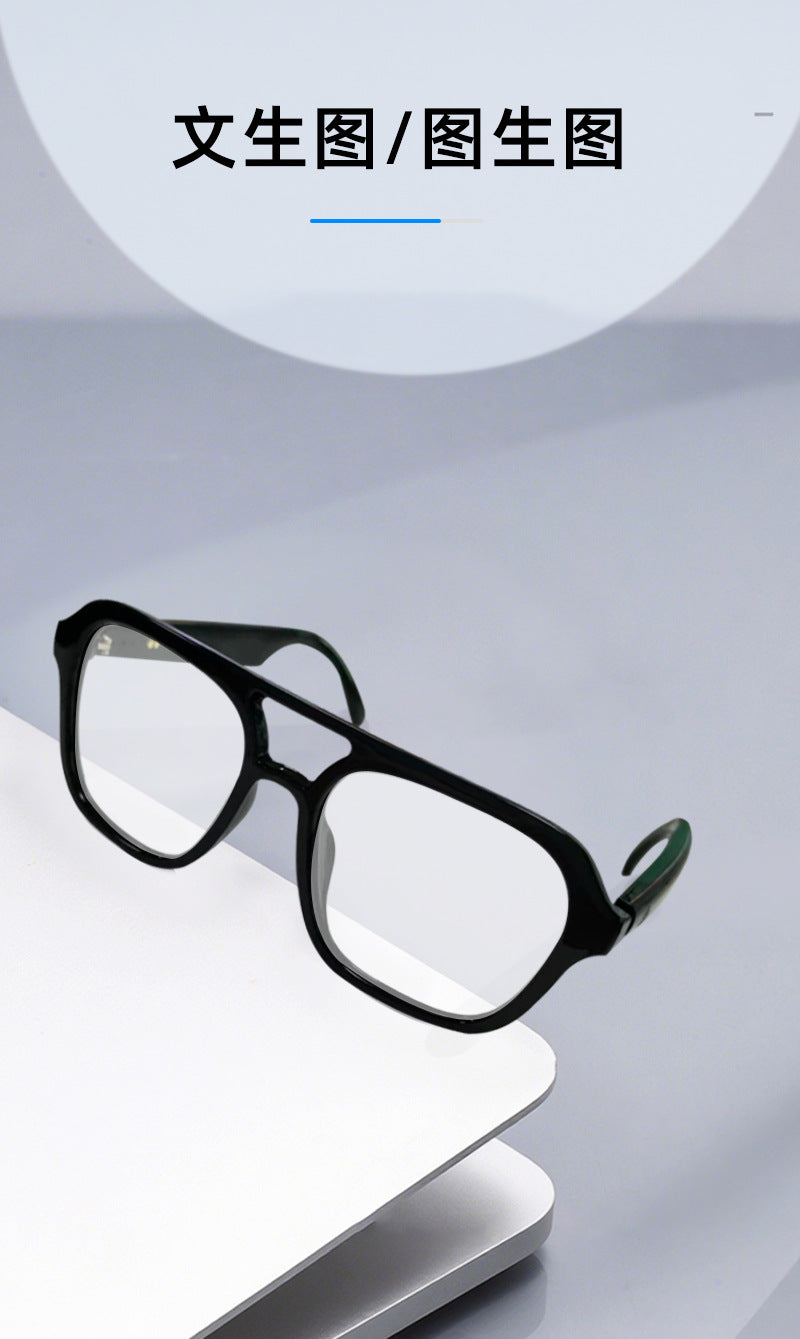 Hot Selling Smart Glasses Bluetooth Call Listening to Music ai Translation Conference Office Commuting Wear Factory Source AI Translation - 图片 20