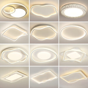 Factory Direct Sale Nordic Bedroom Ceiling Light Modern Simple Creative Geometric Master Bedroom Ceiling Lamp Zhongshan Lighting