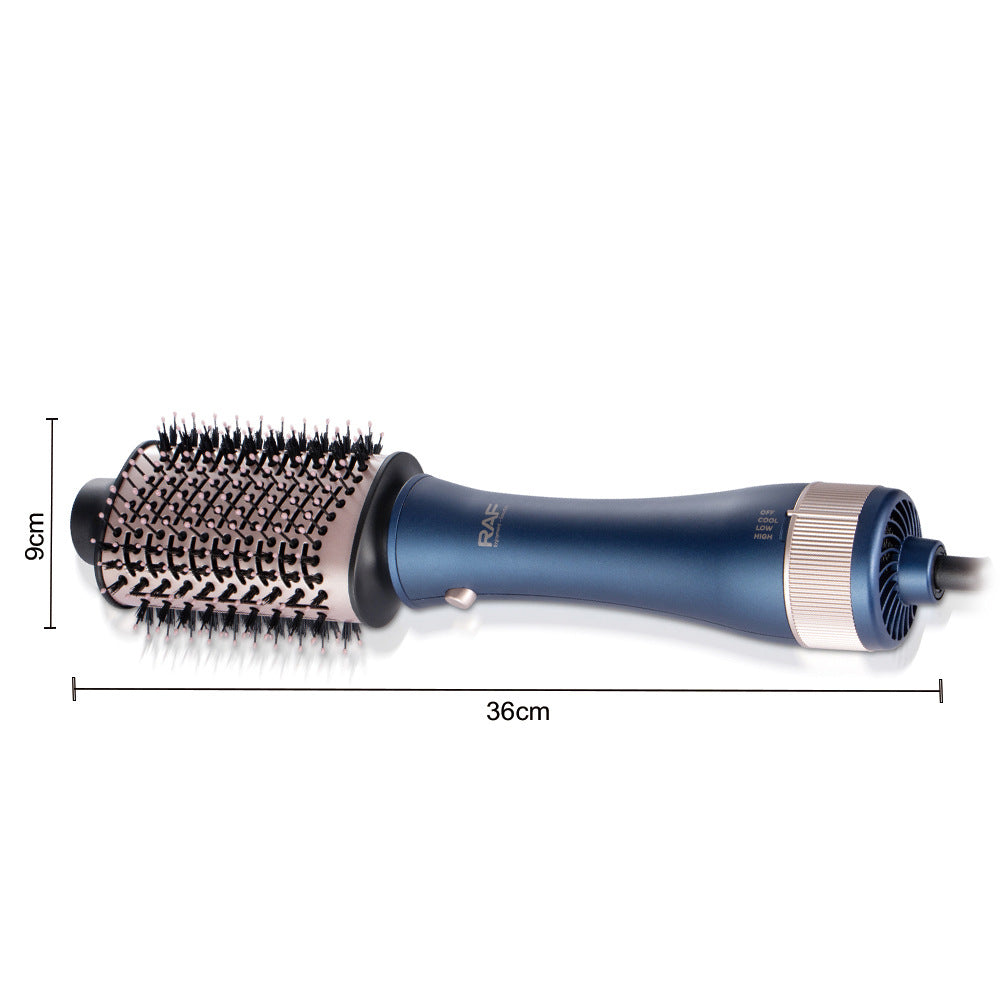 RAF European Standard Curling and Straightening Dual-use Hair Styling 3-in-1 Hot Air Brush with Interchangeable Temperature Modes1200w - 图片 8