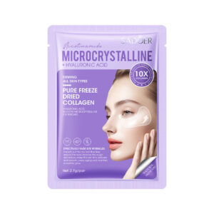 Hyaluronic Acid Microcrystalline Eye Wrinkle Patches SADOER Reduce Eye Fine Lines Eye Mask Cross-Border Wholesale