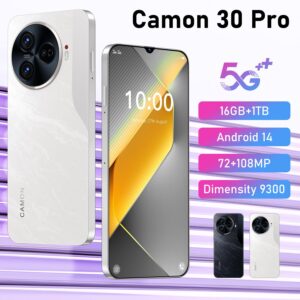 Hot Sale New C30 Pro Mobile Phone16+1T Android Smart Large Screen Mobile Phone Manufacturer(Popular)